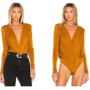 9. Free People X REVOLVE $68 Turnt Bodysuit in Honey Ginger